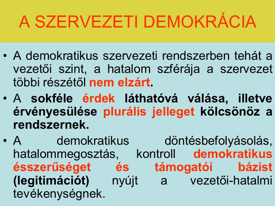 Demokrácia jelentése