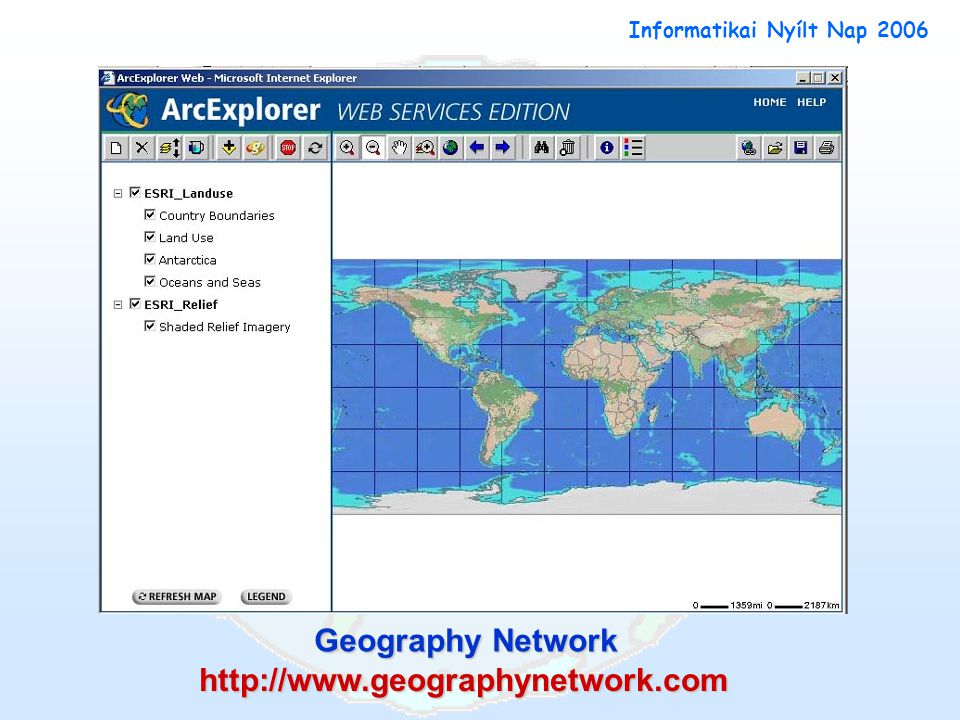 Geography Network   Informatikai Nyílt Nap 2006