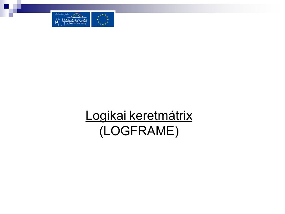 Logikai keretmátrix (LOGFRAME)