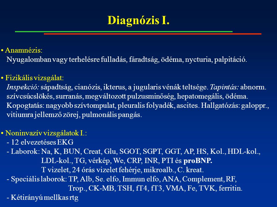 Diagnózis I.