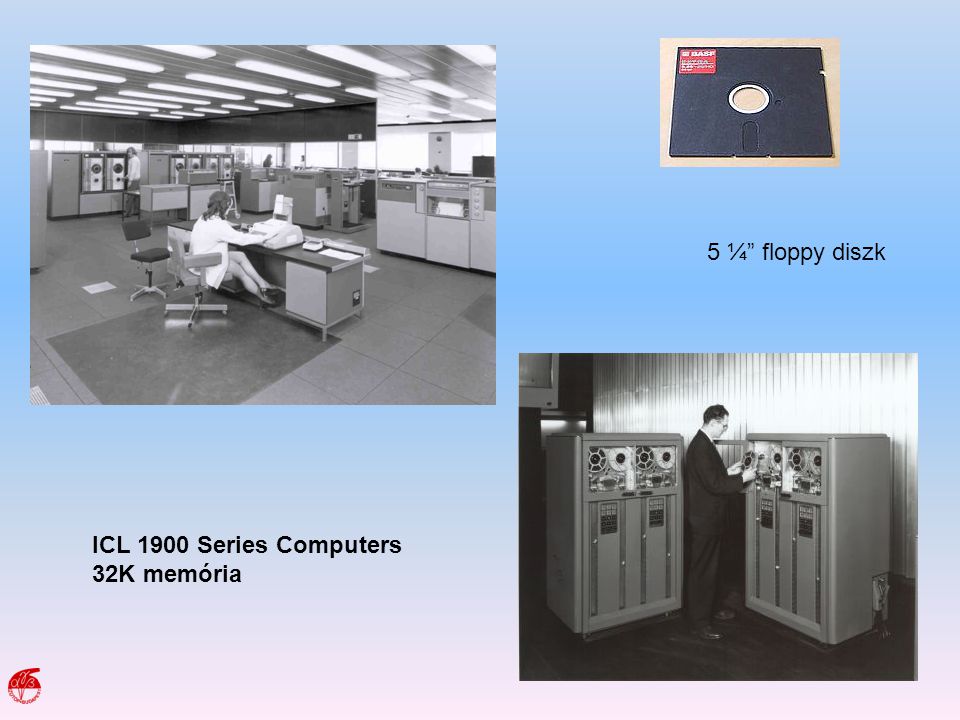 ICL 1900 Series Computers 32K memória 5 ¼ floppy diszk