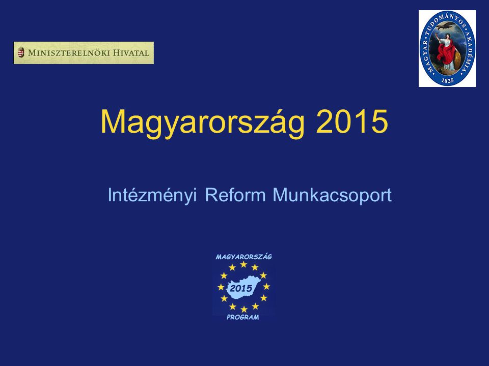 Magyarország 2015 Intézményi Reform Munkacsoport