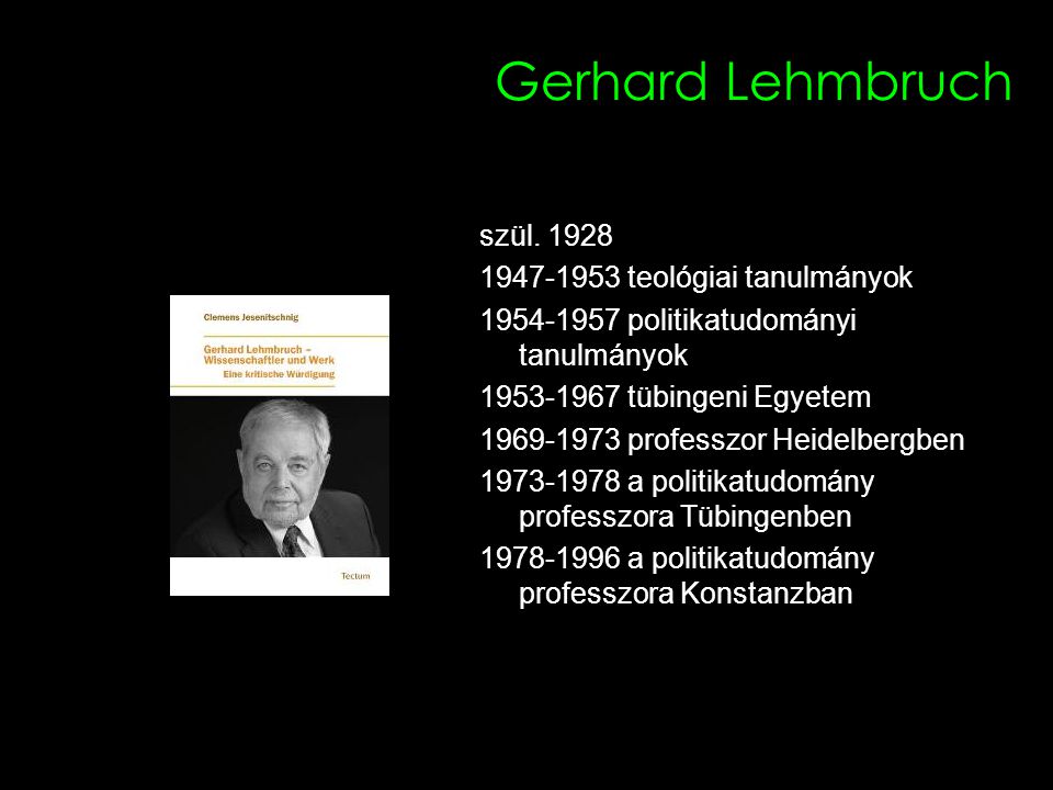 11 Gerhard Lehmbruch szül.