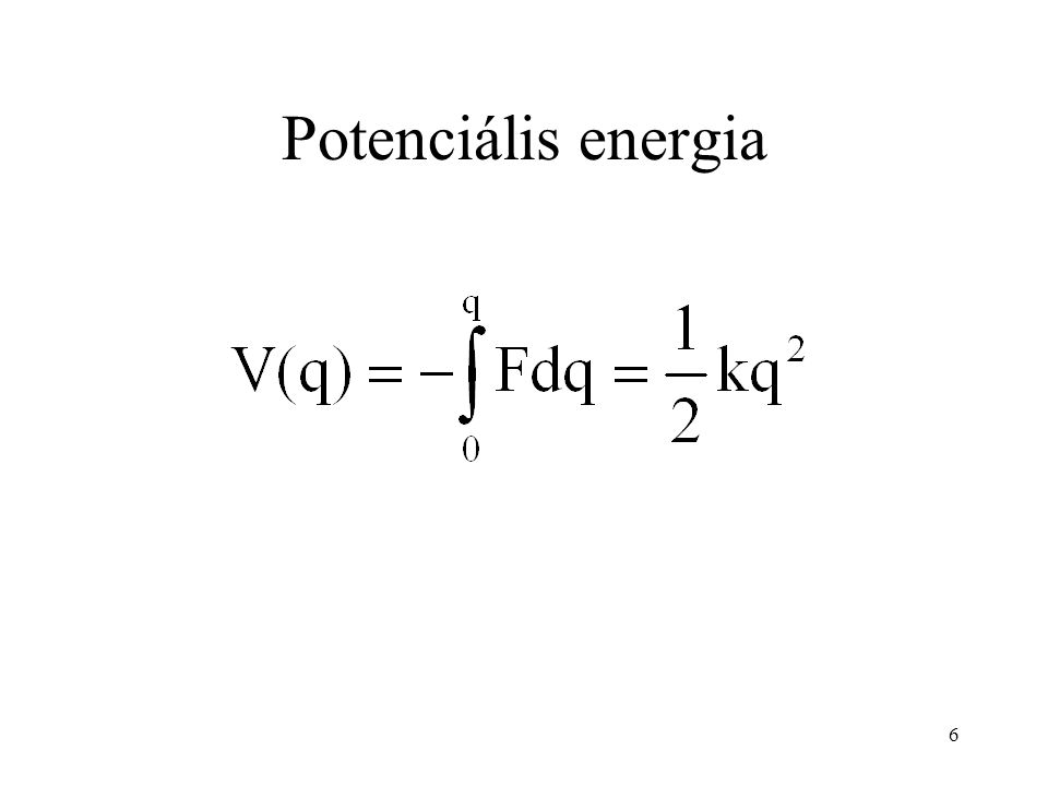 Potenciális energia 6