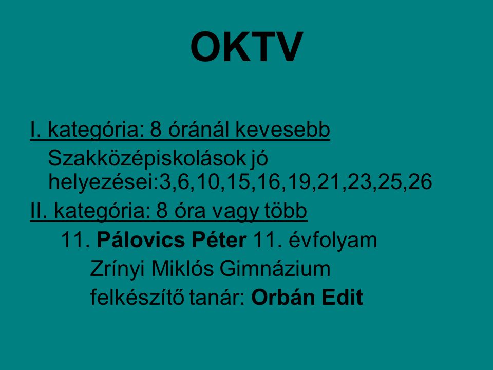 OKTV I.