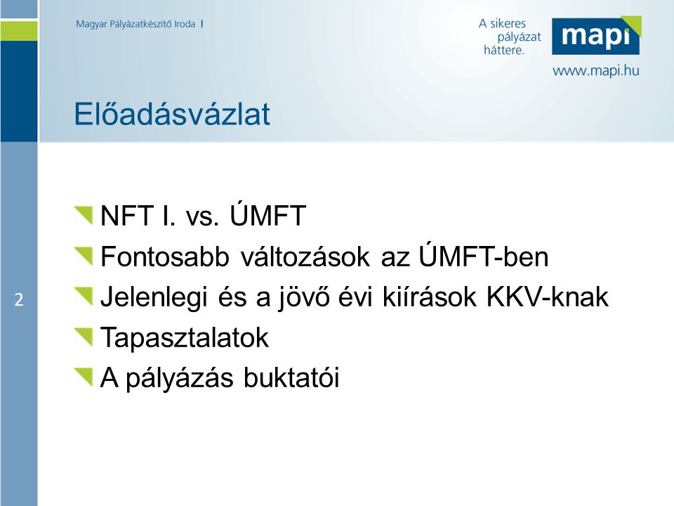 2 Előadásvázlat NFT I. vs.