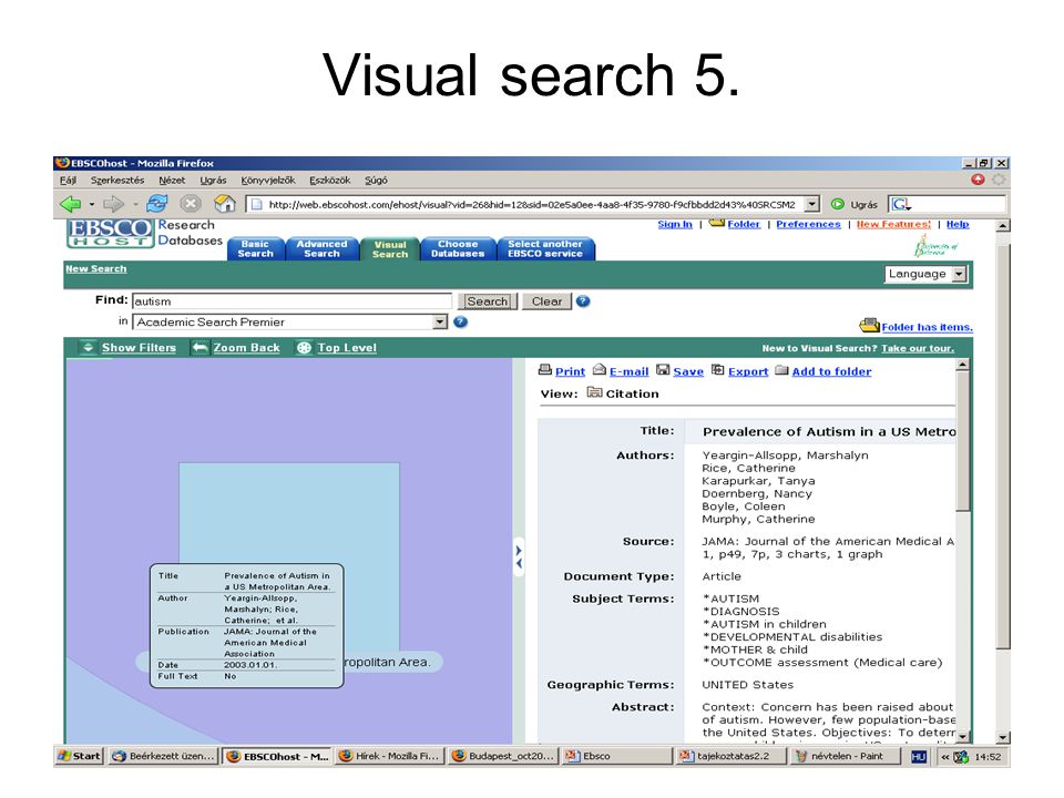 Visual search 5.